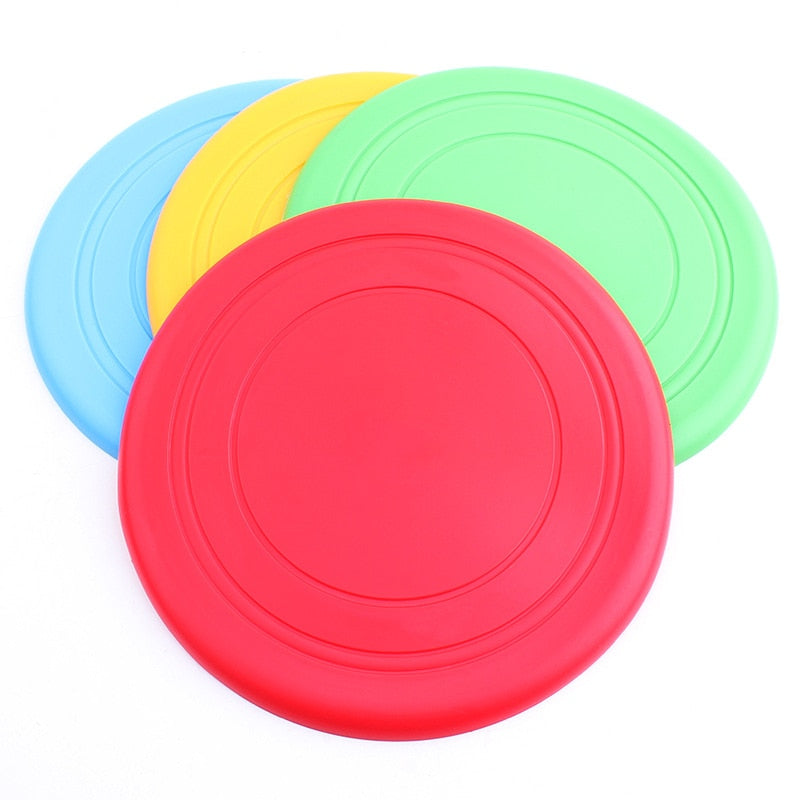 Hot Environmental Protection Silica Gel Soft Pet Flying Discs Dog Toys Saucer Big Or Small Dog Toys Pet Shop Diameter 18CM